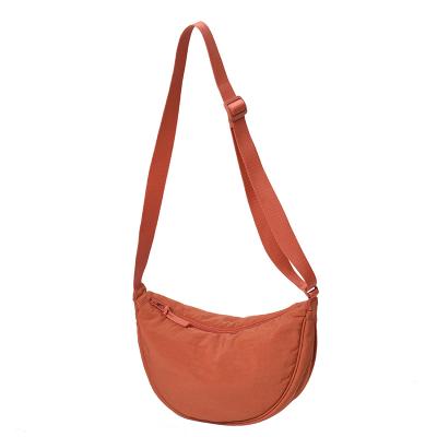 China 2021 New Diagonal Small Light Shoulder Cross Nylon Dumpling Bag - Body Bags Women Handbags for sale