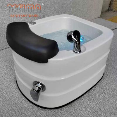 China Euro Pipeless van de Acrylic Spa de Ton Gootsteenvoet Pedicure Bowl Foot Spa voor Schoonheid en Salon Te koop