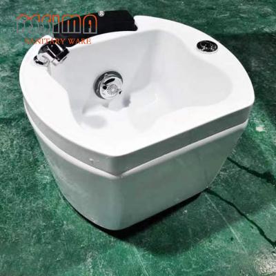 China Acryl de pedicurestoel van technologie van de voetton pedicure foot bath spa Te koop