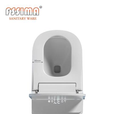 China Muur Opgezet Slim Toilet Zelfreinigend Elektrisch Ééndelig Bidet 41KG Te koop