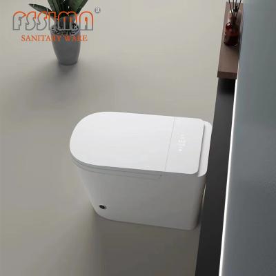 China Intelligente Elektrische Ceramische Slimme Toiletafstandsbediening 185mm Kuil Te koop