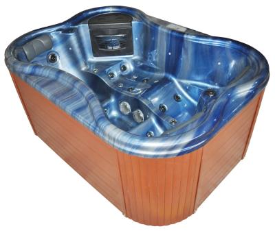 China Luxury Outdoor Spa Badkuip Freestanding 2 Person Spa Badkuip buiten Te koop