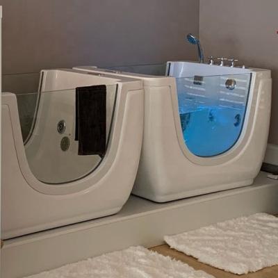 China El centro del balneario del bebé utiliza la bañera de acrílico tamaño pequeño libre de Whirlpool del balneario del bebé de la burbuja del masaje que nada con las luces LED en venta