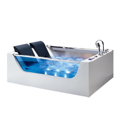 China 6ft de Badkuipluxe van de 2 Persoonshoek met Bel Jet Whirlpool Waterfall Indoor Te koop