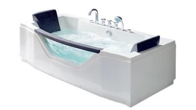 China 1700 X 750/900 Buitengewoon brede Draaikolkbadkuip en Douche Combo voor Paren Hydromassage Te koop