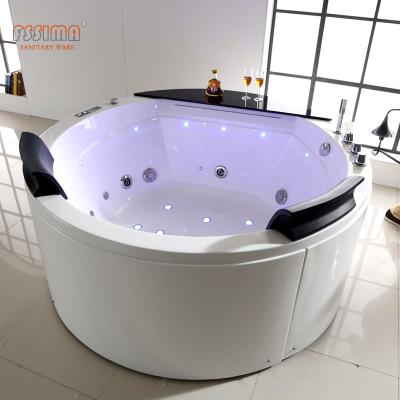 China 5 ' Freestanding Persoon 2 spoot Badkuipdouche Combo Binnen 2 Person Relax Spa Te koop