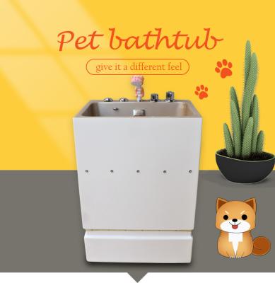 China Ozone Disinfection Pet SPA Badkuiphuisdier het Verzorgen Ton met Bellenlicht Te koop