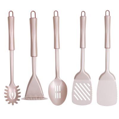 China Home Kitchen Stainless Steel Kitchen Utensil Set With Coating for sale