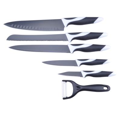 China Sustainable Size Quality Stainless Steel Kitchen Knives Set With No-Coating Finishing for sale