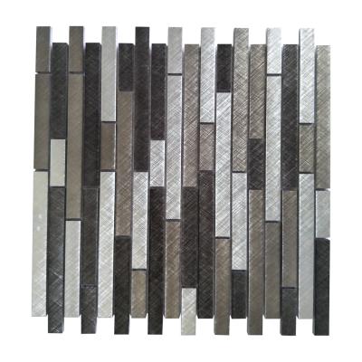 China Chinese style exquisite long shaped aluminum mosaic, wall, custom, can be used in bathroom and living room bedroom. SOLD for sale