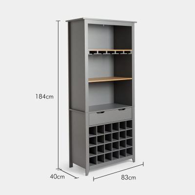 China White Wine Cabinets Wine Vending Cabinet Hot Stable Storage Rack Wine Bar Wooden Cabinet Modern Custom Despaly for sale