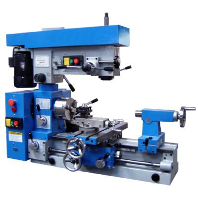 China Machinery repair shops hobby benchtop metal lathe machine with HQ500 mill combined for sale