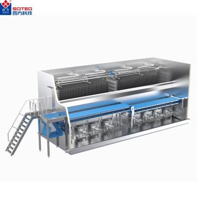 China High Freezing Effiency Factory sale easy operation commercial air blast iqf tunnel fluidized blast freezer for sale