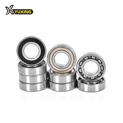 China Motorcycle Motorcycle Bearings 6201 6202 6203 6204 6205 6206 6300 6301 6302 6304 Deep Groove Steering Bearings For HJ Dayun Haojue for sale
