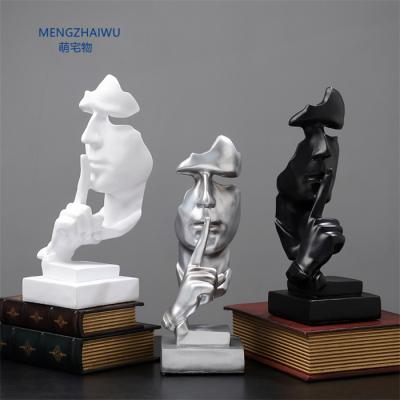 China Personalized 2021 Art Decor Germany Decorations Character Abstraction Resin Luxurious Home Statue Ornaments for sale