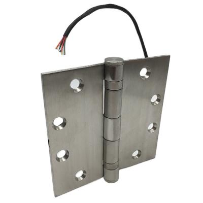 China Traditional Stainless Steel Concealed 8 Wire Electric Power Transfer Hinges for sale