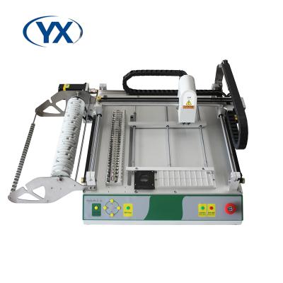 China 20mm*20mm--340mm*340mm High Accuracy and Low Cost SMT Machine TVM802A with High Throughput 2Heads and 29Feeders for sale