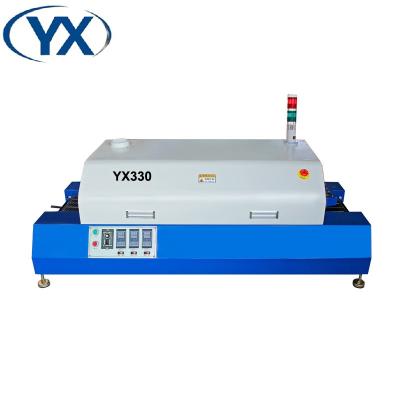 China 3Temperature Factory Zone YX330 Reflow Soldering Furnace For SMT Production Line for sale