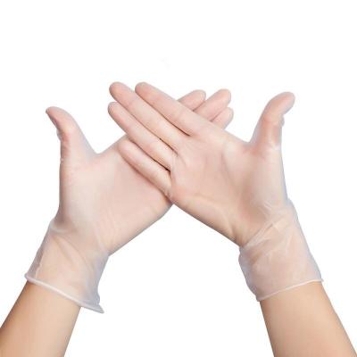 China Wholesale Safe Personal Care Porcelain Food Handling PVC Gloves Powder Free Vinyl Cleaning Gloves for sale