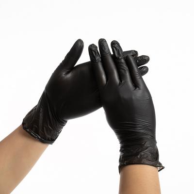 China Personal Care Factory Direct Sales Waterproof To Powder Vinyl Free Clear Blue Black Gloves For Food Service Industrial Universal for sale