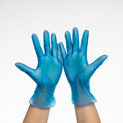 China Personal Care Latex Non Powder Free Food Grade Exam Color Vinyl Black Blue Clear Gloves for sale