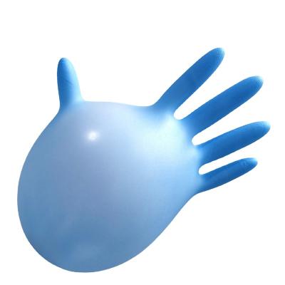 China Wholesale Personal Care Porcelain 100 Pcs Per Pack Hand Glove Blue Nitriles Loose Powder for sale