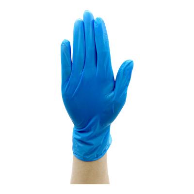 China Wholesale Vinyl Free Nitriles Personal Care Porcelain Powder Blue Synthetic Gloves for sale