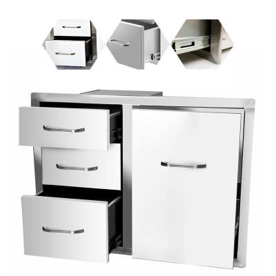 China Modern 3 Drawer Cabinet Modern High Gloss Metal Steel Drawer for sale