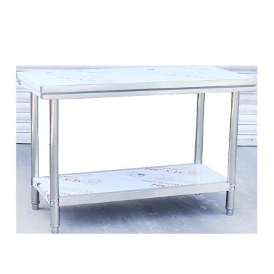 China Restaruant Custom Size Kitchen Stainless Steel Work Tables Commercial Free Standing for sale