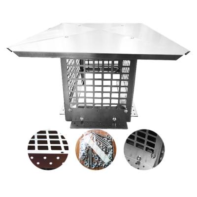 China Modern High Quality Chimney Cap 13x13 Stainless Steel Family Flue Cap Chimney Hood for sale