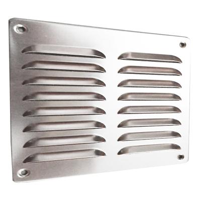 China Modern 304 Stainless Steel Ventilation Panels For BBQ Island Flush Mount With Smooth Rounded Corners for sale