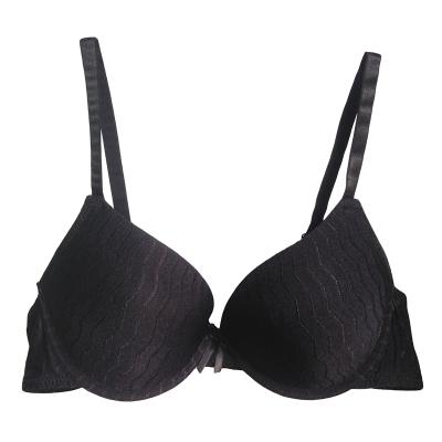 China Free Samples Lady Girls Black Antibacterial Custom T-Shirt Bra Women Bra for sale