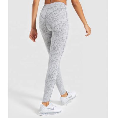 China Antibacterial Wholesale Seamless Gym Leggings High Waisted Workout Fitness Printed Yoga Pants for sale