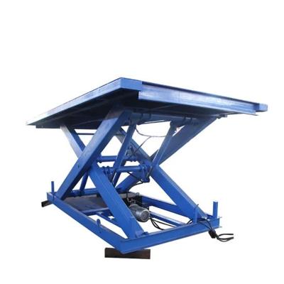 China Hotels Hydraulic Electric Scissor Lift Table Small Fixed Lifting Platform for sale