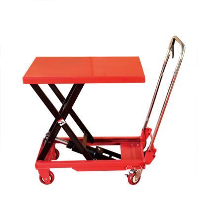 China Safety Easy Operation Hand Scissor Lift Table Hydraulic Movable Platform Table Lift for sale