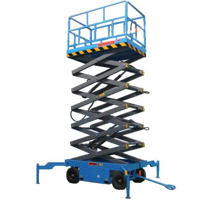 China Material Handling Equipment 500kg 7m Hydraulic Mobile Electric Scissor Lift Platform for sale