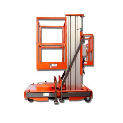 China Hydraulic Mobile Personal Aluminum Vertical Single Mast Electric Portable Hydraulic Lift for sale