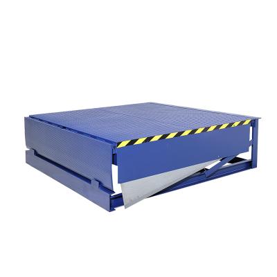 China Hotels Truck Automatic Adjustable Stationary Fixed Hydraulic Loading Container Hinged Lip Pit Dock Leveler for Warehouse Loading for sale