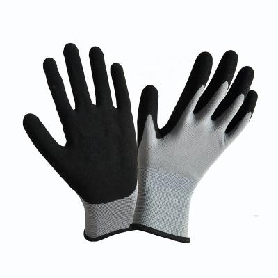 China Factory Wholesale Flexible and Comfortable Polyester Coating Sandy Palm Coated Gloves Directly for sale