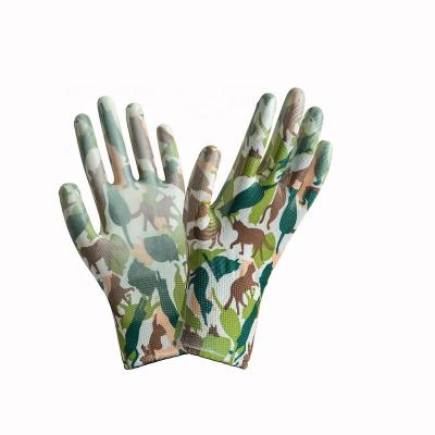 China Anti-slip Best Selling Durable Using Polyester PU Coated Gloves PU Coating Gloves for sale