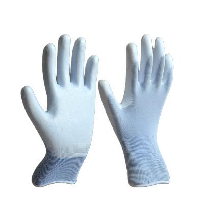 China Factory direct wholesale white palm anti-abrasion flexible anti-slip PU coated glove PU coated glove for sale