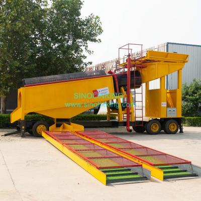 China energy & Africa popular gold sand mining separating machine gold mining machinery trommel gold washing plant manufacturer for sale