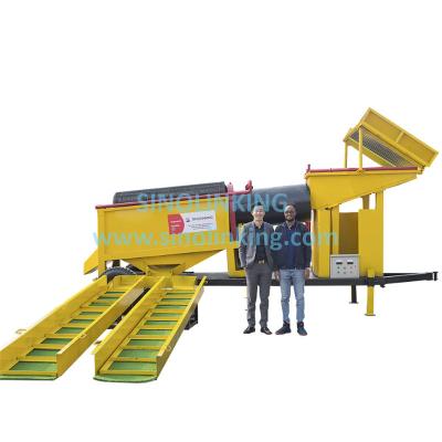 China For Gold Washing 20tph Small Alluvial Rotary Setter / Sand Screening Machine Gold Washing / Mining Plant for sale