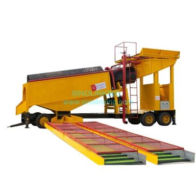 China energy & Mining Small and Large Scale Gold Sand Separator Alluvial Gold Mining Trommel Machinery Washing Plant for sale