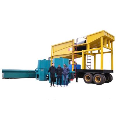 Chine energy & SINOLINKING 200tph Mining Portable Gold Mining Trommel Recovery Machinery à vendre