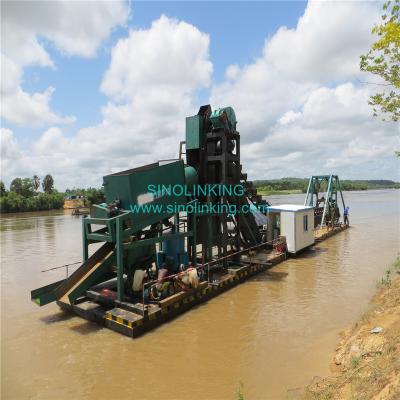 Chine energy & Chain Bucket Gold Machine Gold Mining Dredging Dredger For Sale à vendre