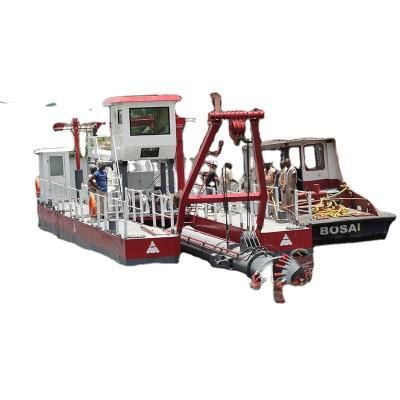 Chine Sand dredging or dredging river sand vessel cutter suction boat dredger machine desilting à vendre