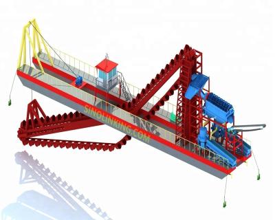 Κίνα energy & SINOLINKING Professional Gold Mining Bucket Dredger προς πώληση