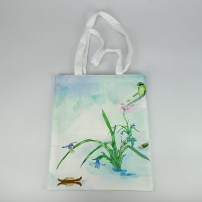 China Wholesale High Quality Non-woven Cotton Eco-Friendly Tote Shopping Bag Tote Canvas Bag With Design Zipper for sale