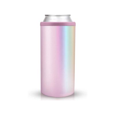 China Viable Factory Wholesale Custom Insulated Stainless Steel Vacuum Beer Soda Box Slim Cooler Stainless Steel for sale